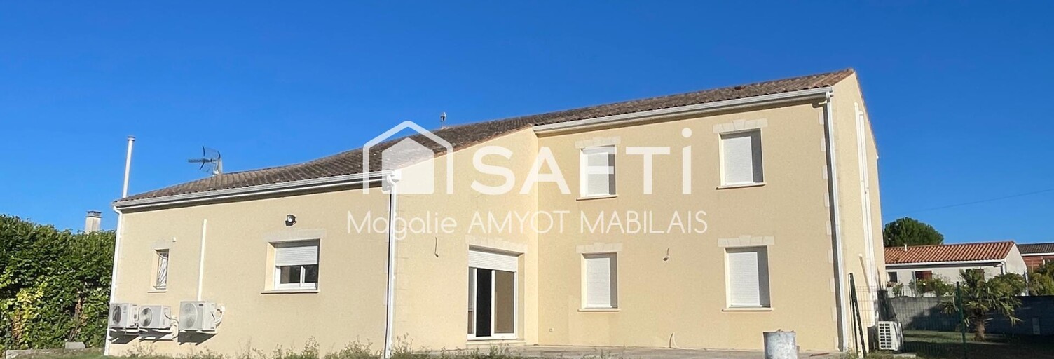 Maison 9 Pièces 186 m² à vendre à Cierzac (17520)