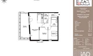 Appartement 3 Pièces 65 m² à vendre à Bruges (33520)