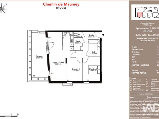 Vente Appartement 3 pièces — photo du bien