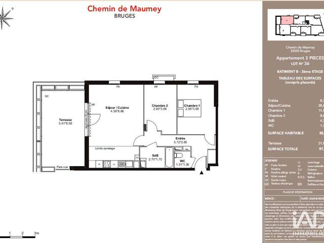 Vente Appartement 3 pièces — photo du bien