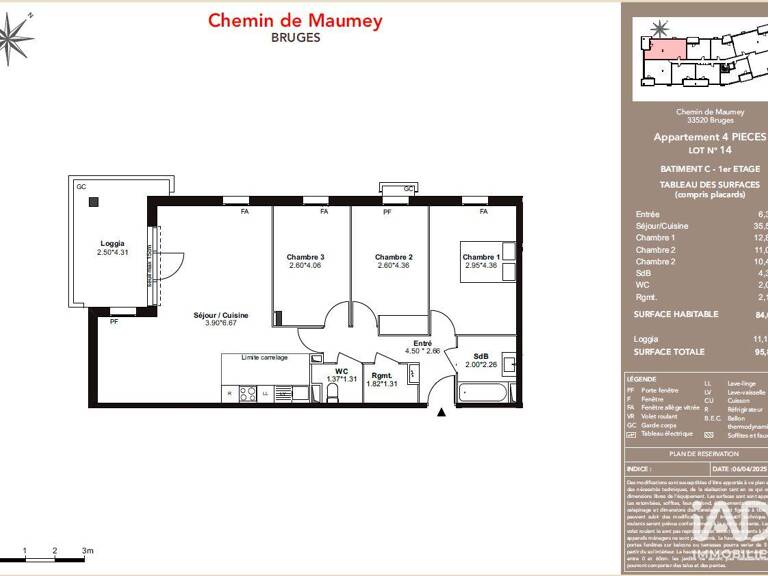 Vente Appartement 4 pièces — photo 1