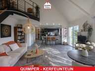 FINISTERE - Quimper (29000) - A VENDRE - APPARTEMENT DUPLEX T4 - SUPERBE PIECE DE VIE - 3 CHAMBRES - ASCENSEUR - DERNIER ETAGE - PRESTATIONS DE QUALITE - PARKING - RARE — photo 4