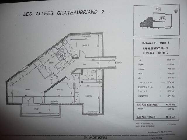 Appartement de 83m2 à louer sur Chelles — photo du bien