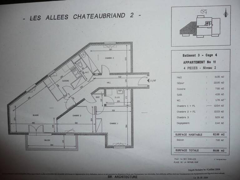 Appartement de 83m2 à louer sur Chelles — photo 1