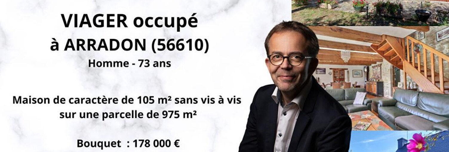Maison 105 m² en viager Arradon (56610)