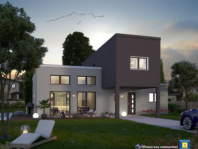Projet de construction d'une maison 110 m² avec terrain à LA CHAPELLE-GAUTHIER (77) — photo 1