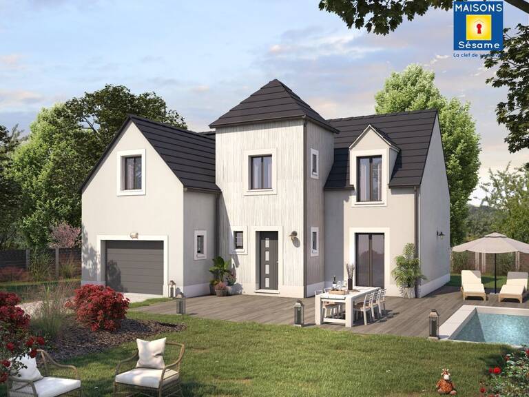 Projet de construction d'une maison 124 m² avec terrain à BOURRON-MARLOTTE (77) — photo 1