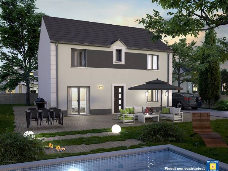 Projet de construction d'une maison 97 m² avec terrain à CHAILLY-EN-BIERE (77) — photo 1