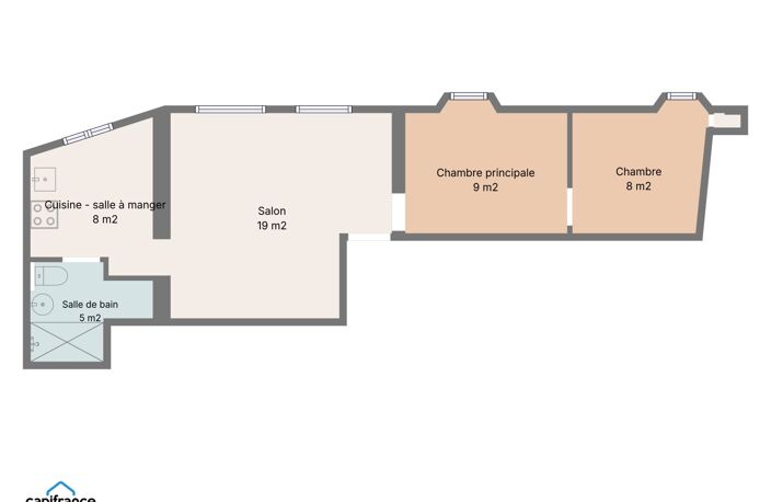 Appartement à vendre 2-3 pièces FEUCHEROLLES (78) — photo 2