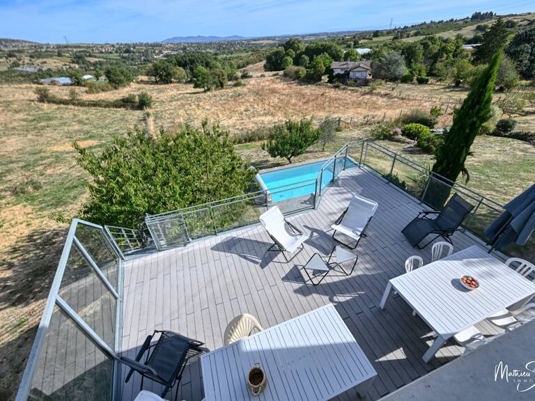 THURINS : Maison P7 avec Vue panoramique exceptionnelle sur les Vallons du Lyonnais — photo 1