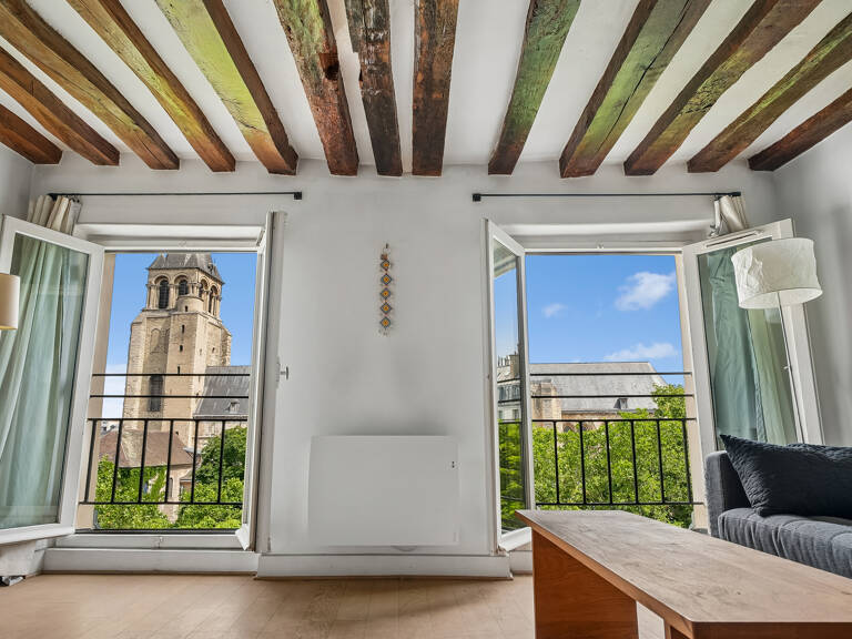 PARIS 6 - 2 PIECES 42 M2- VUE EGLISE SAINT GERMAIN DES PRES — photo 1