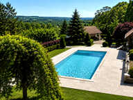Demeure de caractère avec parc paysager et piscine . Geneuille. — photo 4