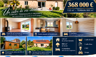 Maison 5 Pièces 110 m² à vendre à Rang-du-Fliers (62180)