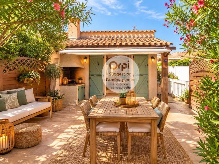 Vente pavillon T2bis à Marseillan avec terrasse, piscine et accès direct à l’étang de Thau — photo 1