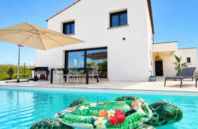 Vente maison contemporaine à Marseillan avec boulodrome et piscine au sel — photo du bien
