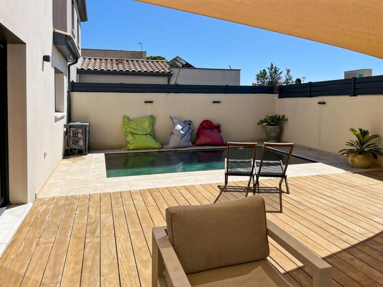 Vente maison récente à Marseillan avec superbe terrasse et piscine — photo 1