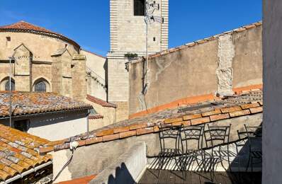 Vente maison de ville à Marseillan proche port, avec belle terrasse vue Eglise et cave de 20m² — photo du bien