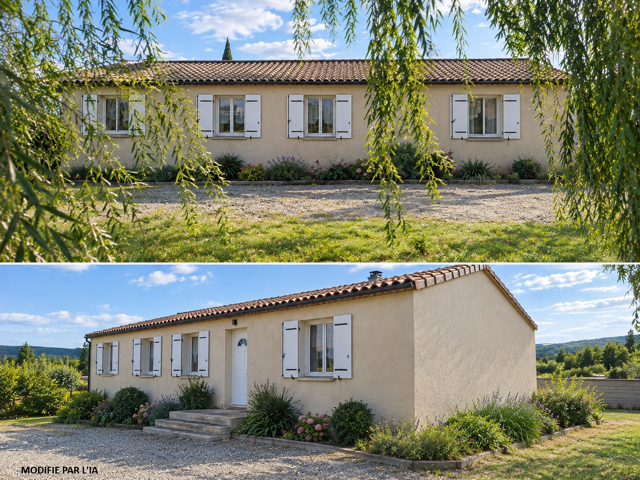 Dépt. 07 - A VENDRE à VALLON PONT D'arc - Villa de 120 m2 - — photo du bien