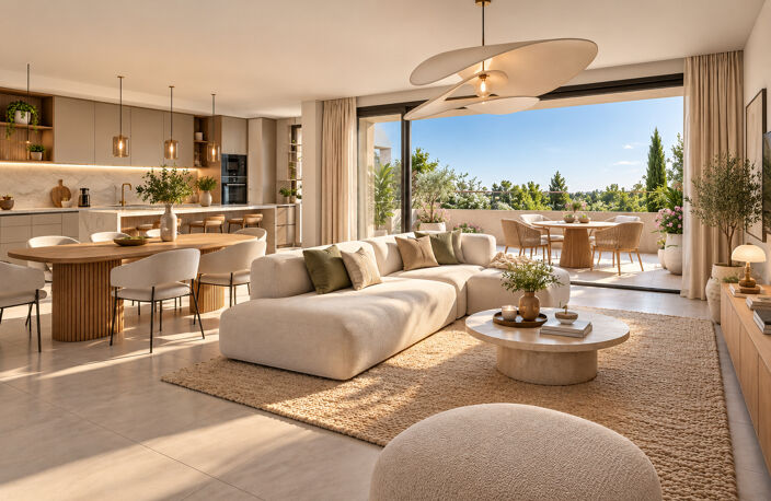 MONTPELLIER NOUVELLE MAIRIE VILLA SUR LE TOIT DE PLAIN PIED 121 m²  AVEC 144 M² DE TERRASSE — photo 2