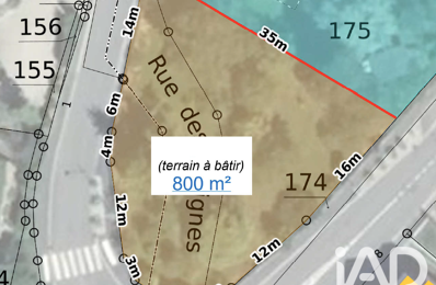 Vente Terrain à bâtir 800 m&sup2; — photo du bien