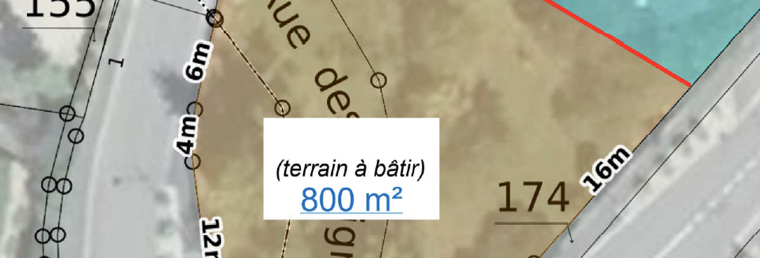 Terrain  800 m² à vendre à Cernay (68700)