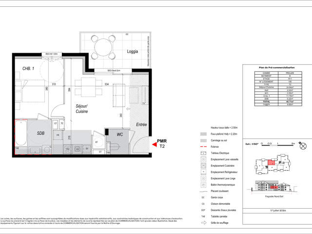 MARCY-L'ÉTOILE CENTRE   T2 NEUF 45,71M2   LOGGIA 10M2 + PARK — photo du bien