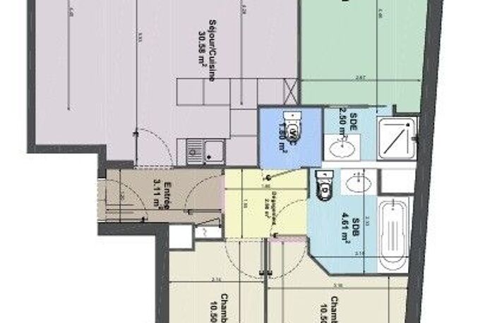 Vente appartement 4 pièces 78 m² Thiais (94320) — photo 3