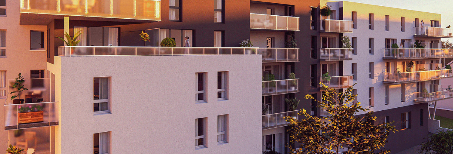 Appartement neuf T1, T2, T3 Pièce 29 à 63 m² à vendre à Caen (14000)