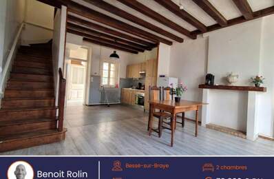 Maison à vendre 3 pièces BESSE SUR BRAYE (72) — photo du bien