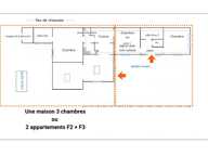 Eaubonne, maison de plain-pied 3 chambres ou 2 appartements — photo 2