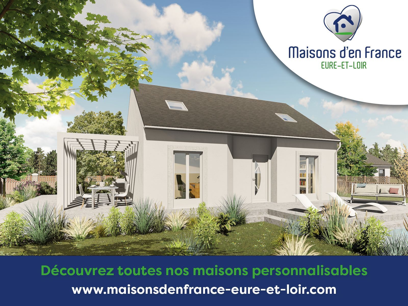 Faites construire votre maison 85.86 m² avec terrain à JANVILLE (28) !