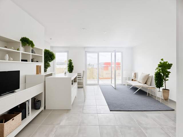 Angers /Ponts de Cé : Appartement T3 lumineux récent avec terrasse de 11,50 m2 et parking — photo du bien