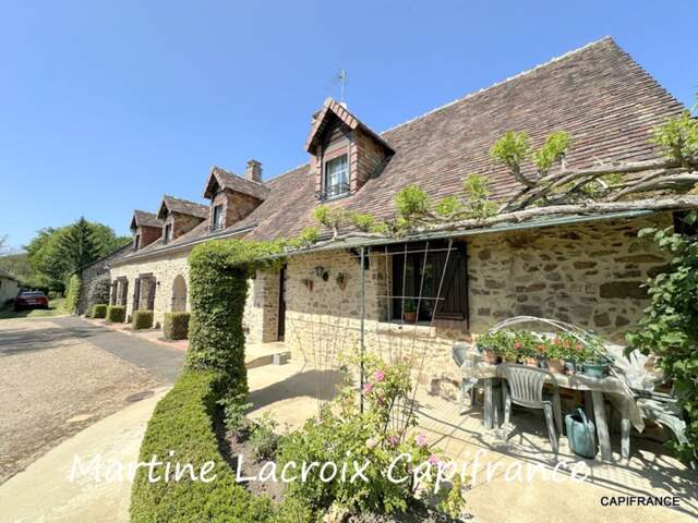 Dpt SARTHE (72), à vendre SAINT GEORGES DU ROSAY - PROPRIÉTÉ  P7 de 163 m² - Terrain de 3,04 Ha — photo du bien