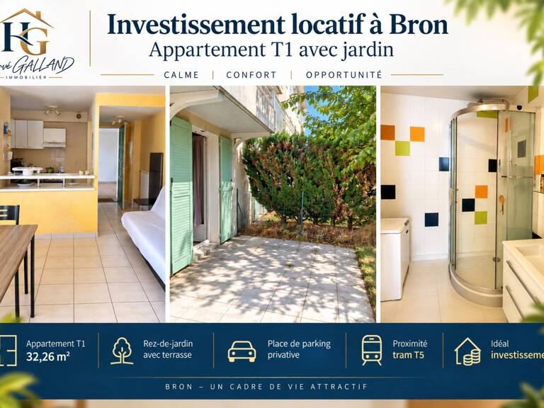 Appartement à vendre 1 pièces BRON (69) — photo 1