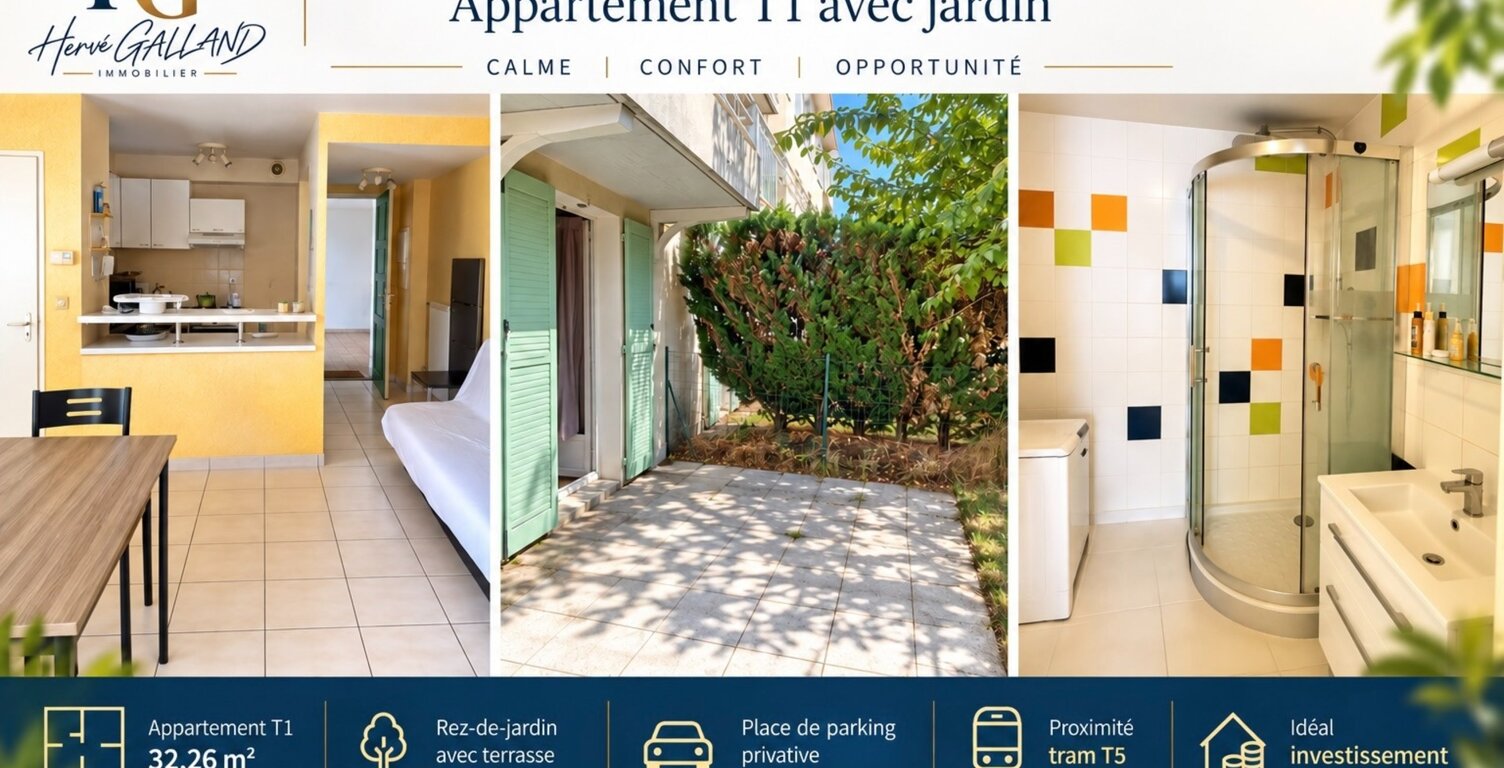Appartement à vendre 1 pièces BRON (69) — photo 1