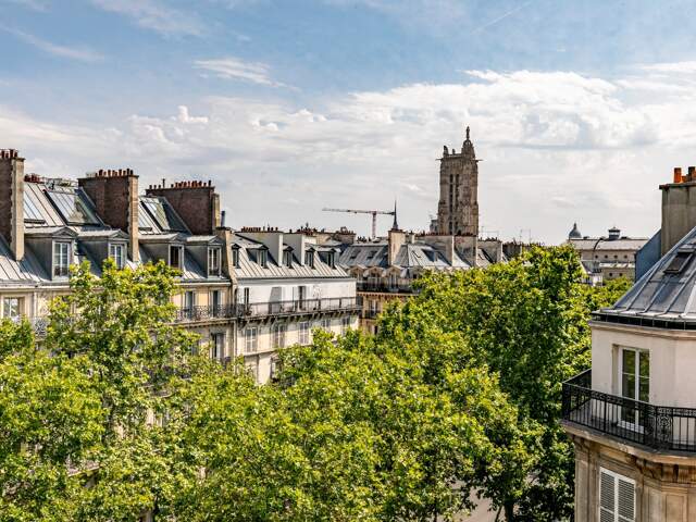 3 pièces dernier étage Sebastopol les Halles — photo du bien