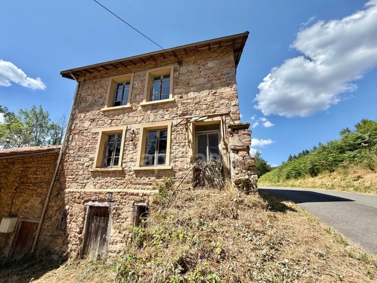 MAISON EN PIERRE MITOYENNE DE 142 M2, 235 M2 DE TERRAIN + 2260 M2 DE TERRAIN DÉPORTÉ , ENTIÈREMENT À RÉNOVER — photo 1
