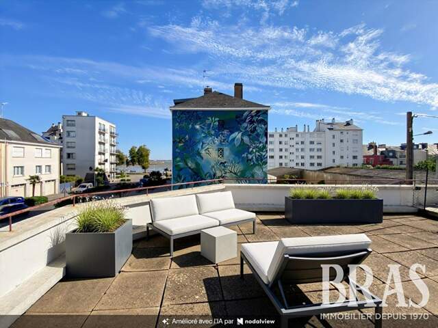 A VENDRE APPARTEMENT SAINT-NAZAIRE  -PROCHE FRONT DE MER - 3 PIÈCES AVEC TERRASSE VUE MER — photo du bien