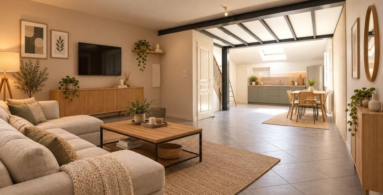 Appartement T3 - 2 chambres - centre village — photo 1