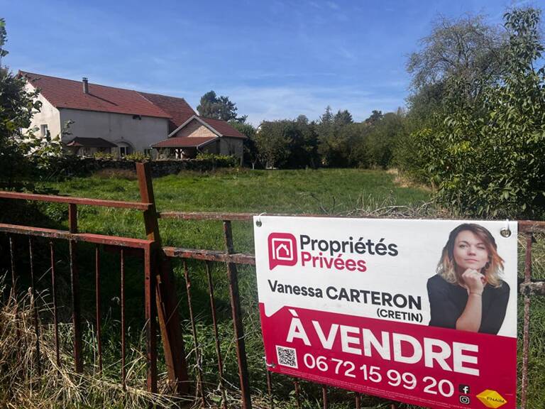 70190 - RECOLOGNE LES RIOZ - Terrain 1054 m² - Prix : 25000  honoraires charge vendeur — photo 1
