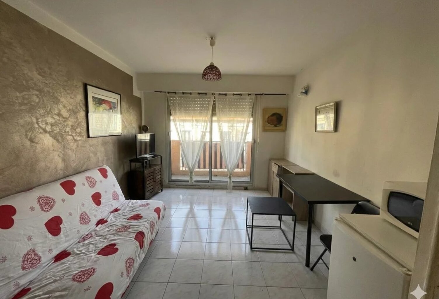Charmant studio meublé avec balcon à Nice — photo 1
