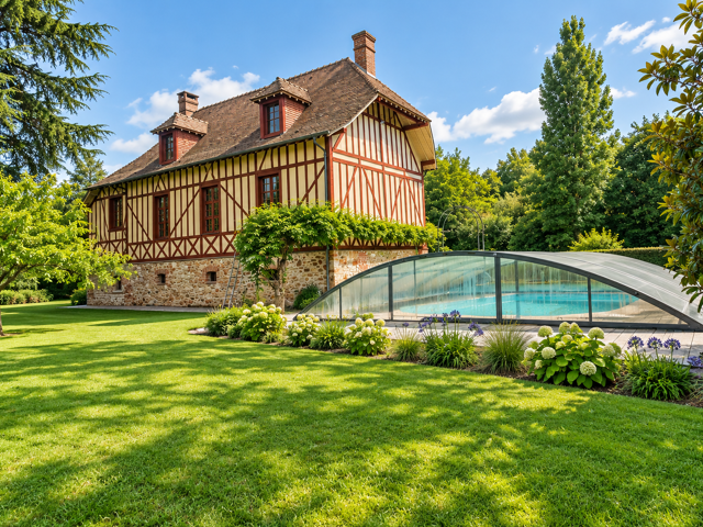A vendre Eure et Loir (Dpt 28) maison ancienne 190 m2 sur un — photo du bien