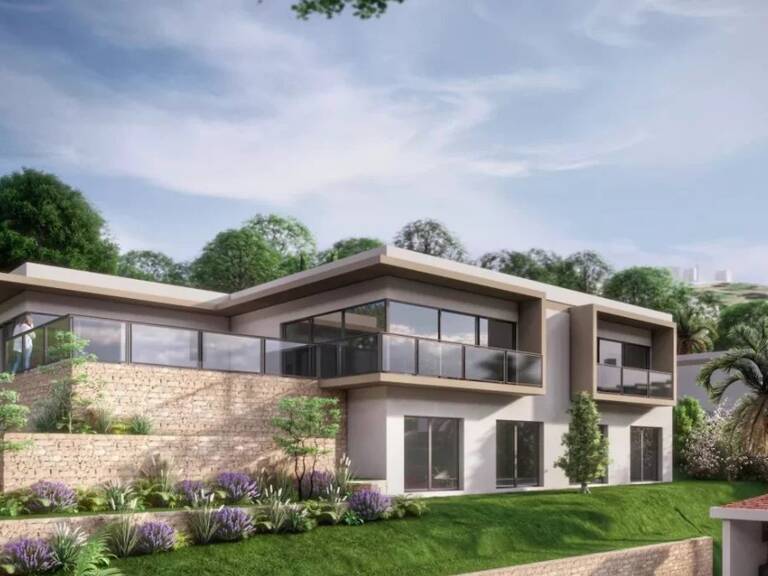 A vendre à Mougins – Terrain constructible d'exception avec permis de construire purgé — photo 1