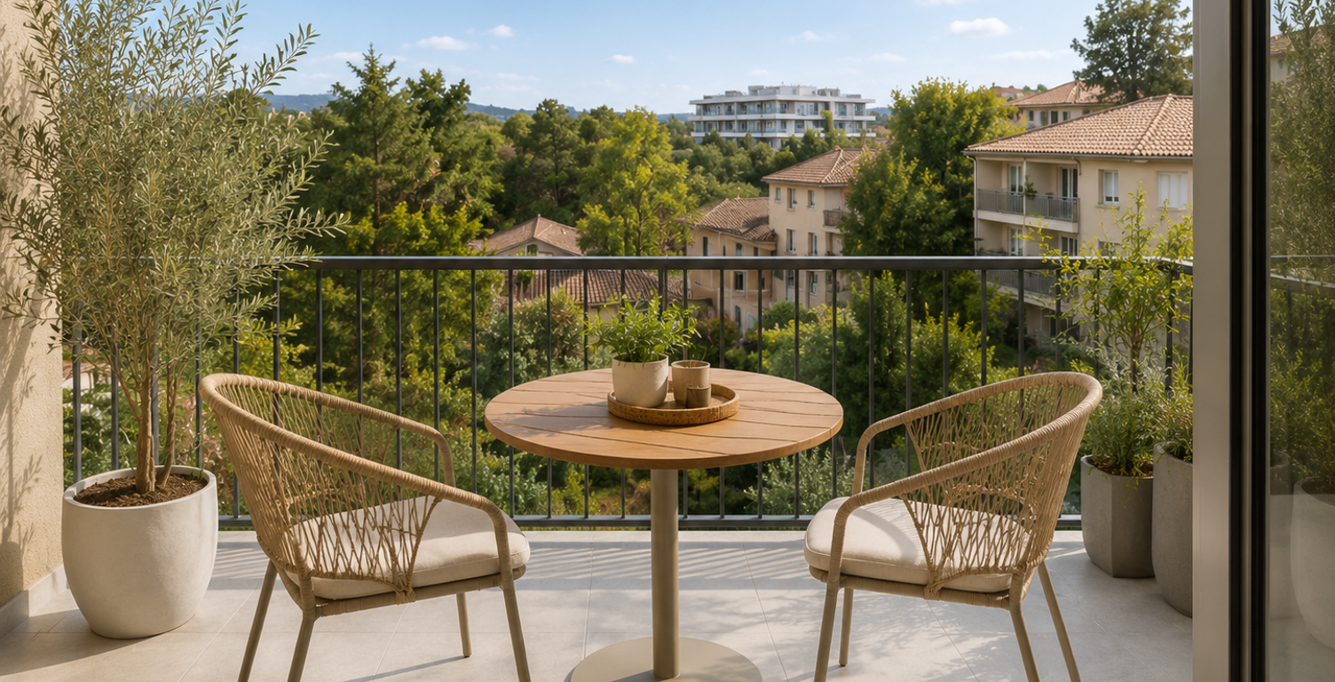 TOULON EST – SUPERBE T3 AVEC GRANDE TERRASSE & PARKING — photo 1