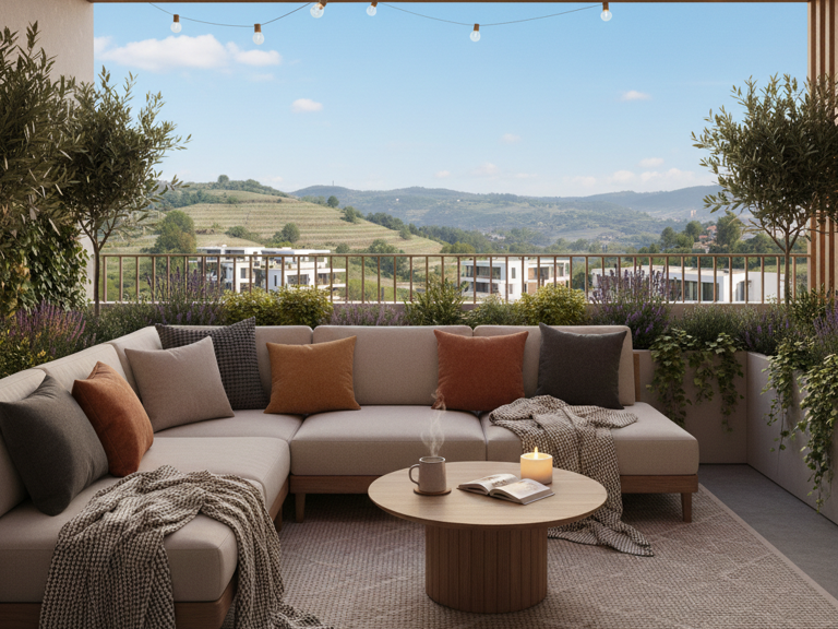 VUE COLLINE SANS VIS-A-VIS, MAGNIFIQUE APPARTEMENT T4 DE 82 M² AVEC TERRASSE — photo 1