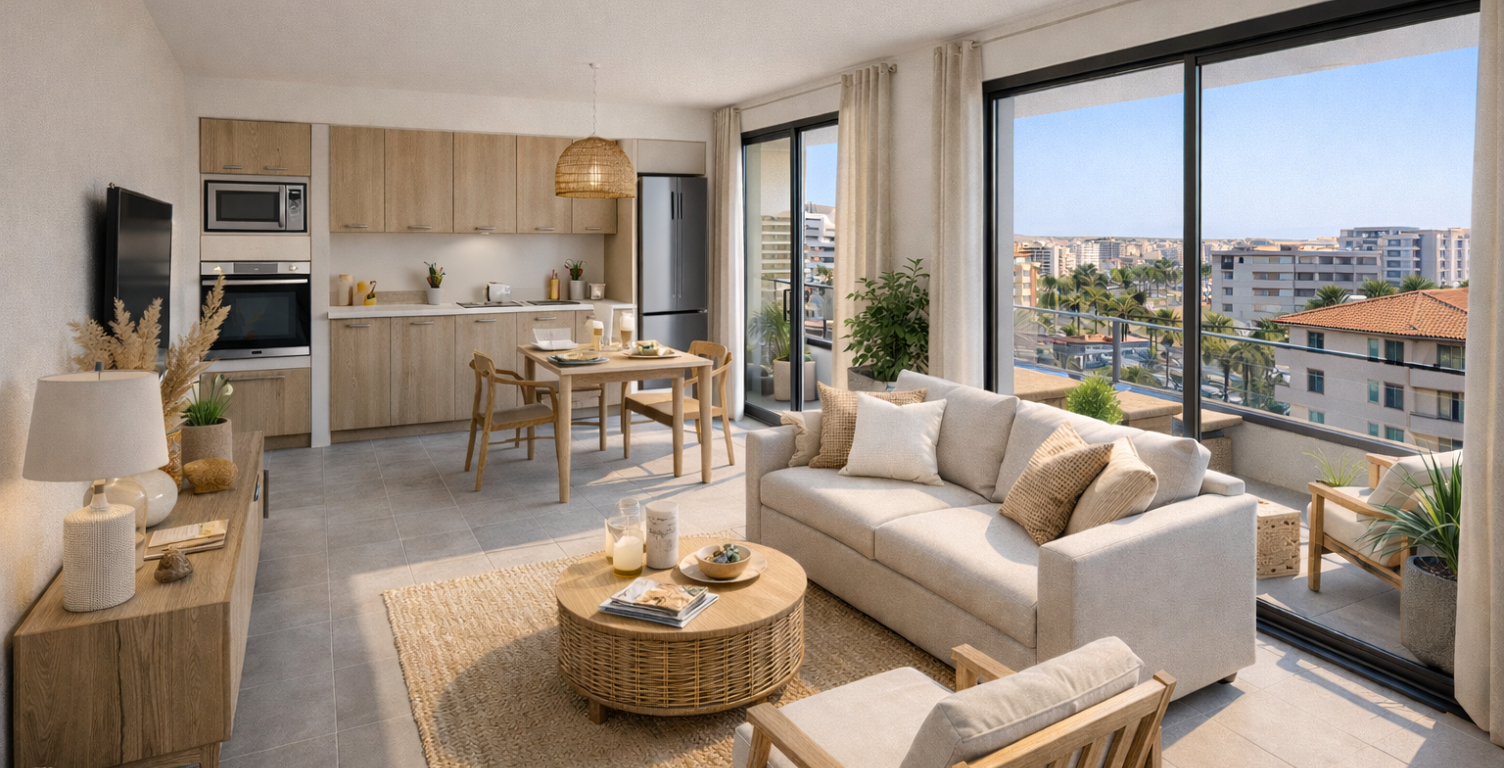 - A 100M DE LA PLAGE ET DU CENTRE, TRES JOLI 3 PIECES AVEC GARAGE ET EXTERIEUR — photo 1
