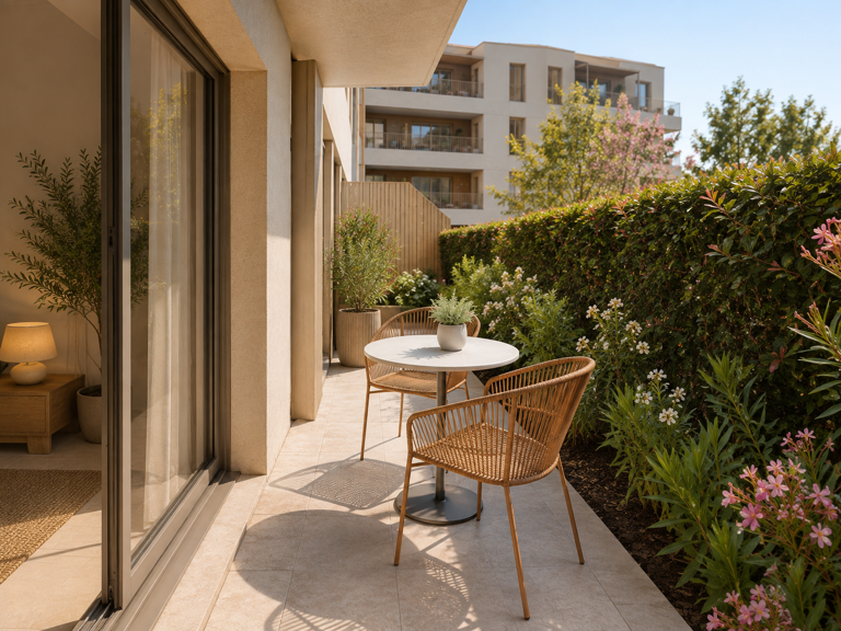 FRÉJUS PLAGE – GRAND T3 AVEC TERRASSE, À 5 MINUTES DES PLAGES — photo 1