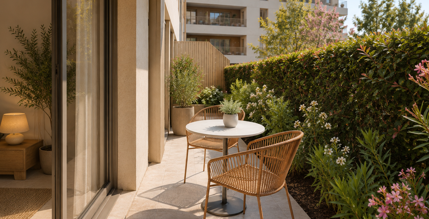 FRÉJUS PLAGE – GRAND T3 AVEC TERRASSE, À 5 MINUTES DES PLAGES — photo 1