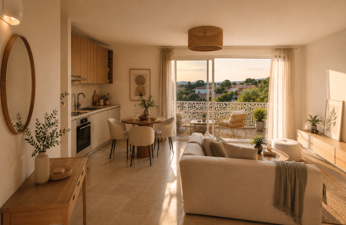 MAGNIFIQUE T2 AVEC TERRASSE A LA SEYNE-SUR-MER, PROCHE GARE & COMMERCES — photo 3