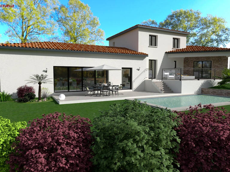 Villa  neuve de 188m2 avec piscine à St Georges D'orques vue dégagée — photo 1